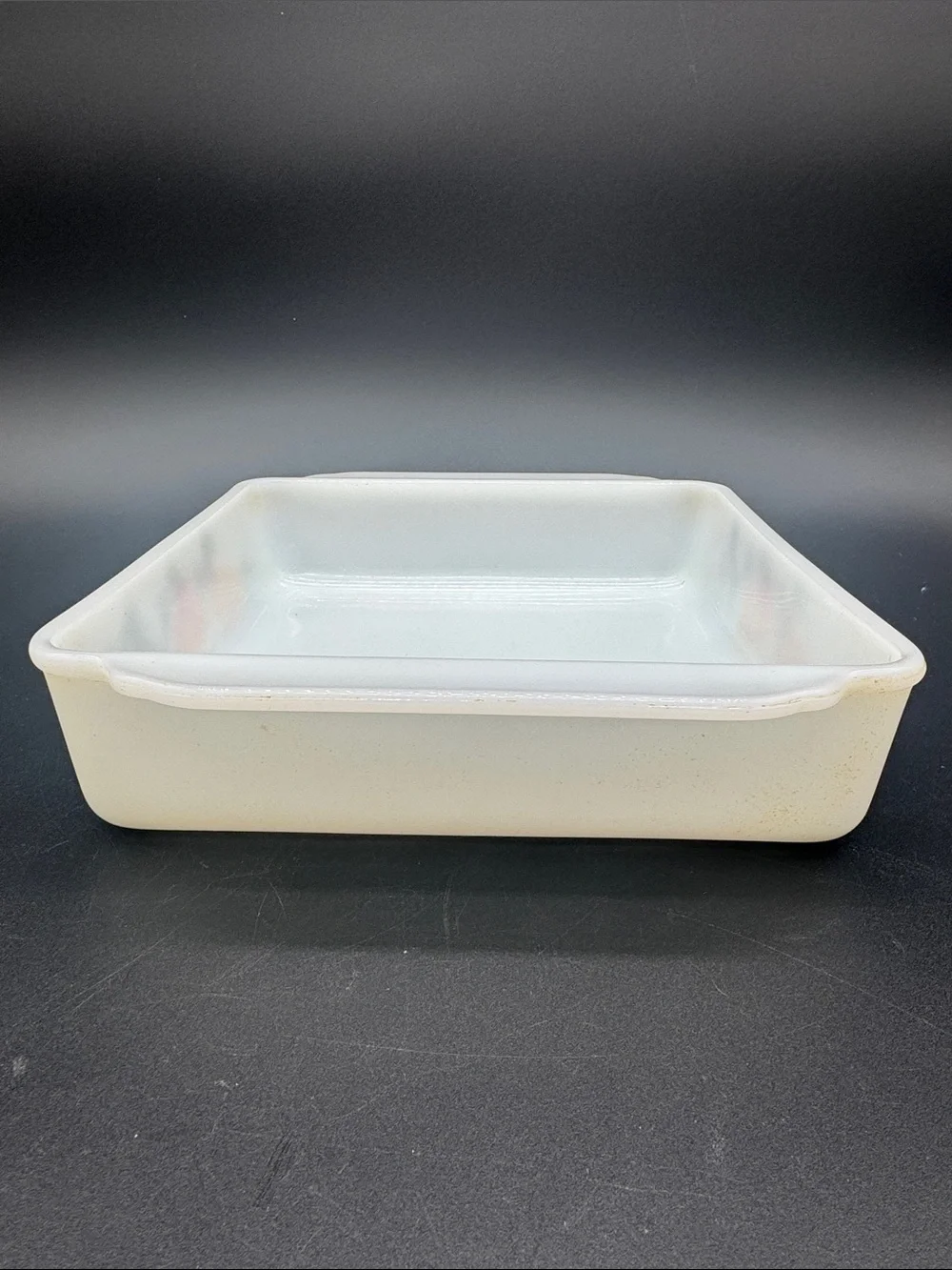 vintage Anchor Hocking Fire King Gay Fad Fruit Pattern 8-inch Square baking Dish